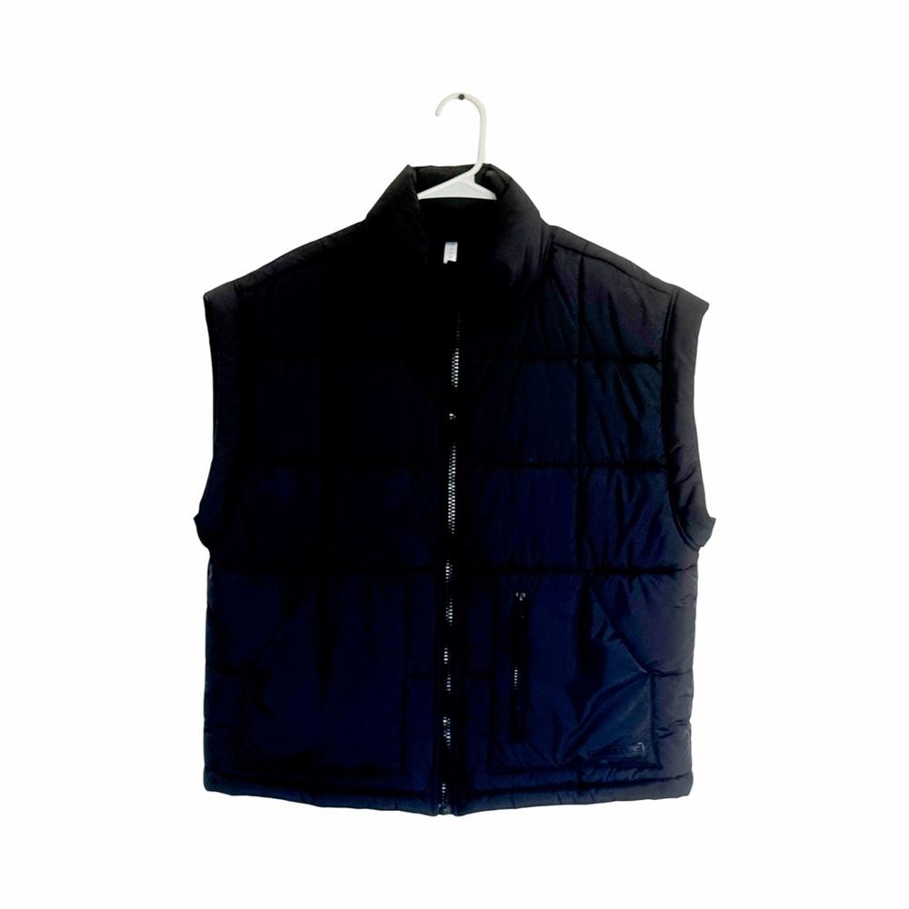 Women's Black Quilted Vest